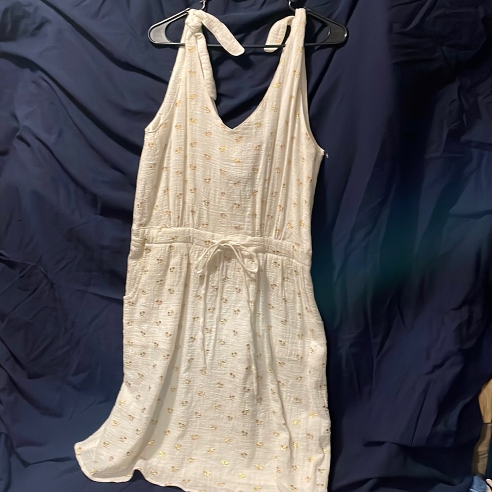 Gold Palm trees dress